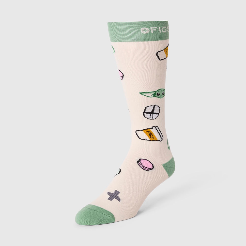 unisex Off White STAR WARS™ | FIGS This is the Way - Compression Socks