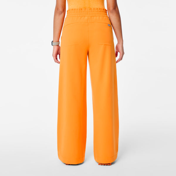 women's Creamsicle High Waisted Allison Ultra Wide Leg - Scrub Pant