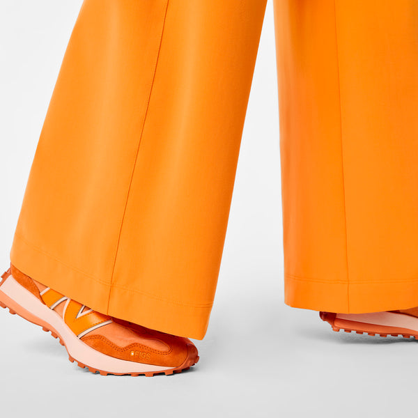 women's Creamsicle High Waisted Allison Ultra Wide Leg - Scrub Pant