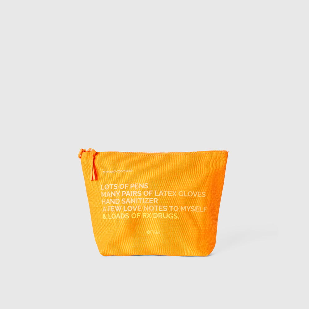 unisex Creamsicle FIGS Canvas Pouch