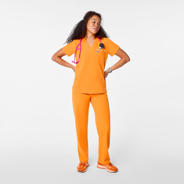 women's Creamsicle Catarina - One-Pocket Scrub Top™
