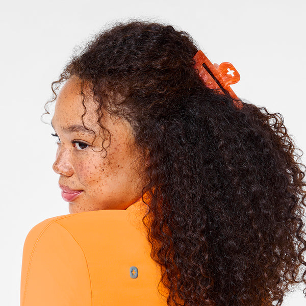 Creamsicle FIGS Claw Clip