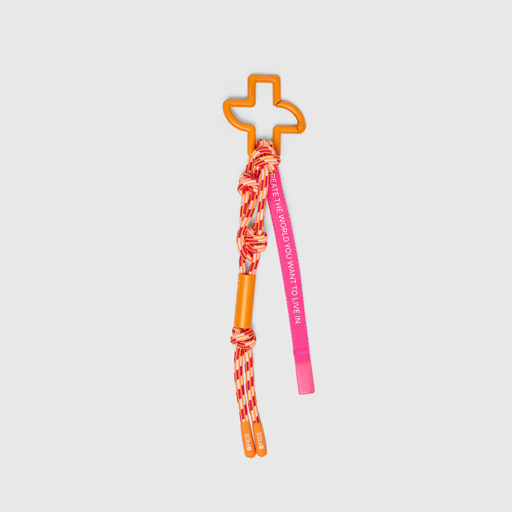 unisex Creamsicle FIGS Multi Keychain