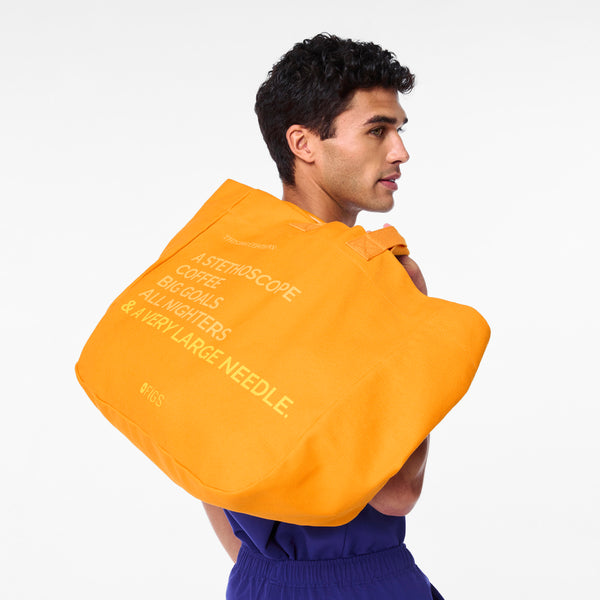 Creamsicle A Very Large Needle - Detachable Strap Tote