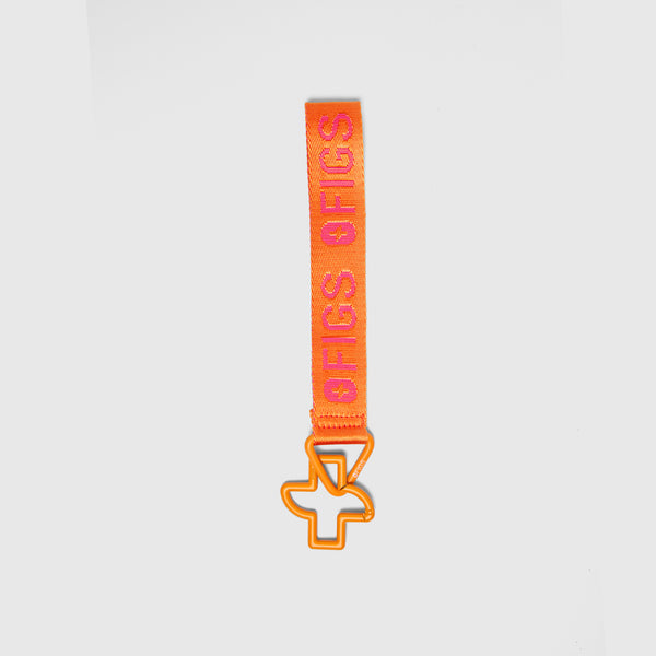 unisex Creamsicle Wristlet Keychain