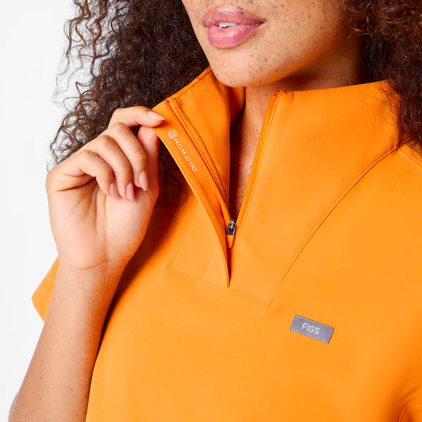 Women's Creamsicle Torrella - ¼ Zip Scrub Top