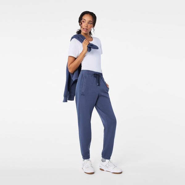women's Quiet Navy Hayden Vintage Wash Relaxed - Jogger Sweatpant