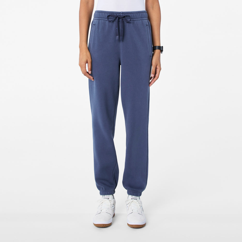 women's Quiet Navy Hayden Vintage Wash - Jogger Sweatpants
