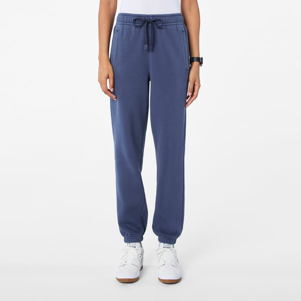 women's Quiet Navy Hayden Vintage Wash Relaxed - Jogger Sweatpant