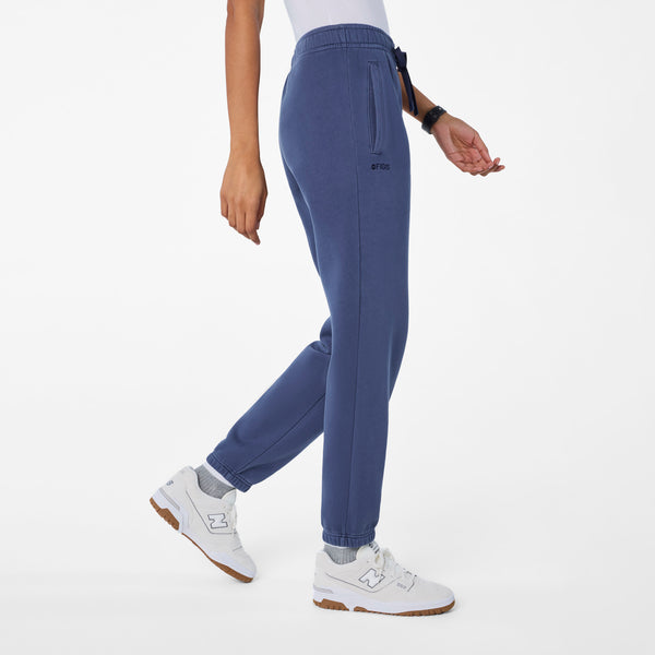 women's Quiet Navy Hayden Vintage Wash Relaxed - Jogger Sweatpant