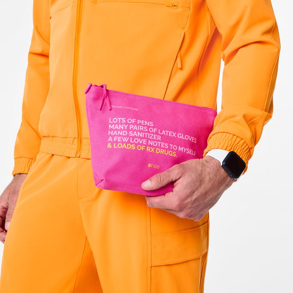 unisex Rapid Response Pink FIGS Canvas Pouch