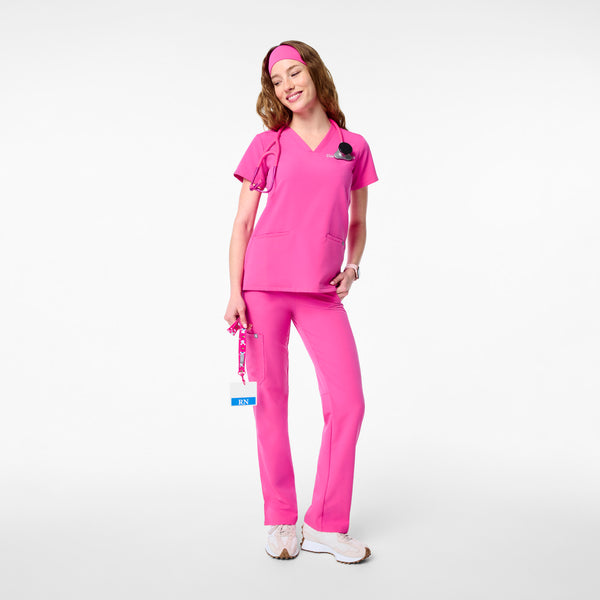 Women's Rapid Response Pink Casma -  Scrub Top™