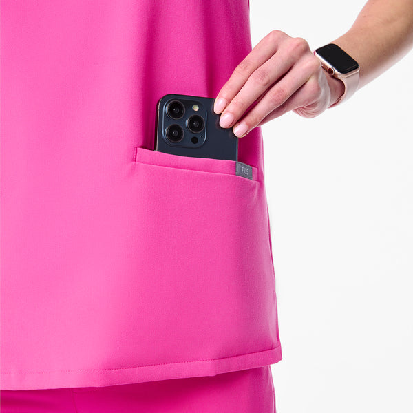 Women's Rapid Response Pink Casma -  Scrub Top™