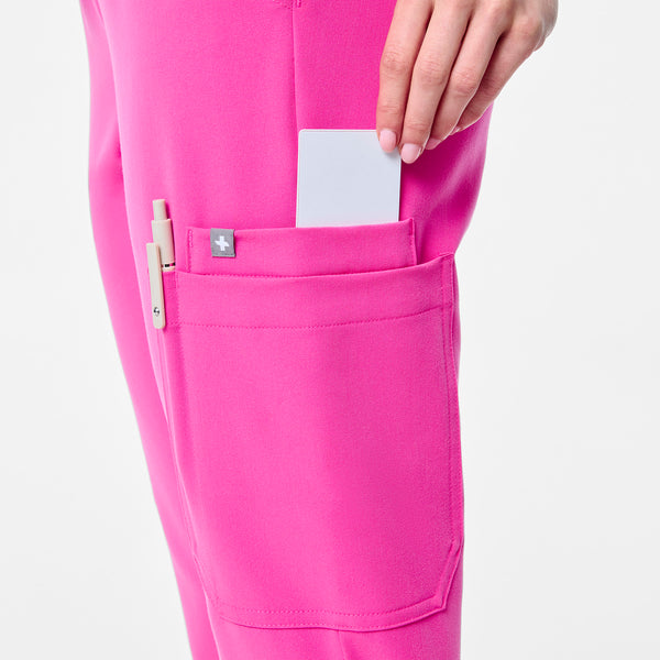 women's Rapid Response Pink High Waisted Dowa - Scrub Pants