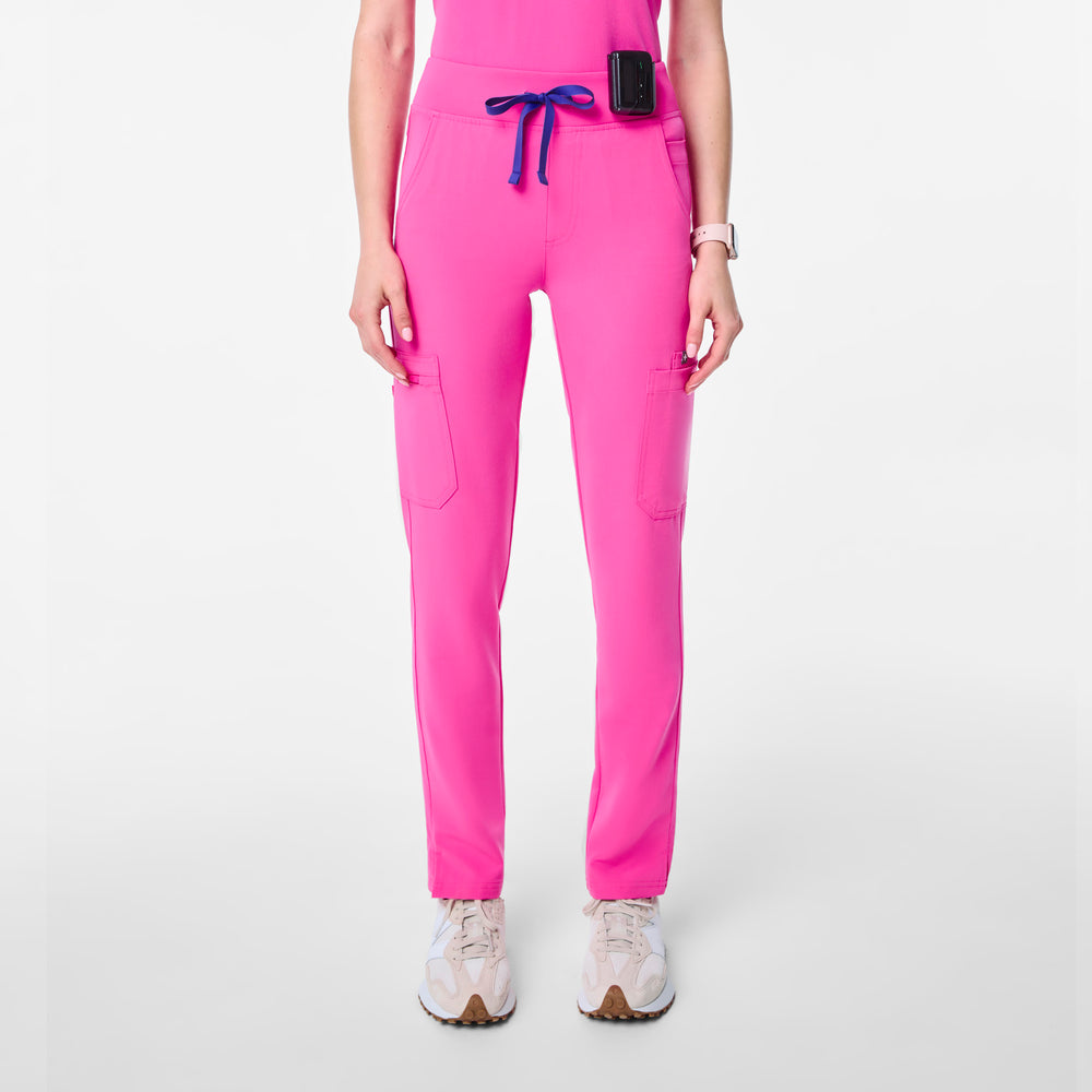 women's Rapid Response Pink High Waisted Yola - Skinny Scrub Pant™