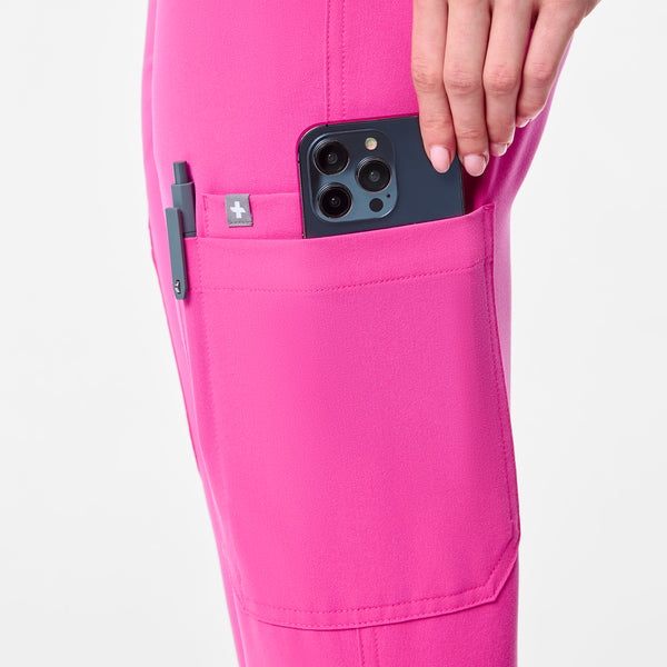 women's Rapid Response Pink High Waisted Yola - Skinny Scrub Pant™