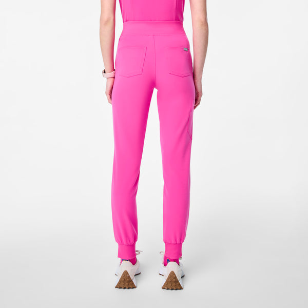 women's Rapid Response Pink High Waisted Zamora - Petite Jogger Scrub Pant™