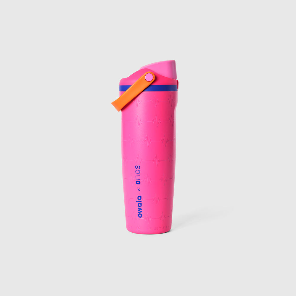 unisex Rapid Response Pink Owala® x FIGS Freesip Sway™ - Water Bottle