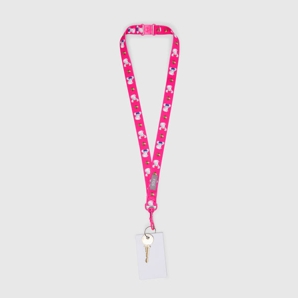 Rapid Response Pink Printed Lanyard