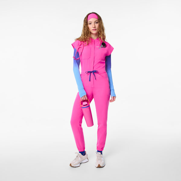 women's Rapid Response Pink Rafaela Cargo - ScrubJumpsuit™