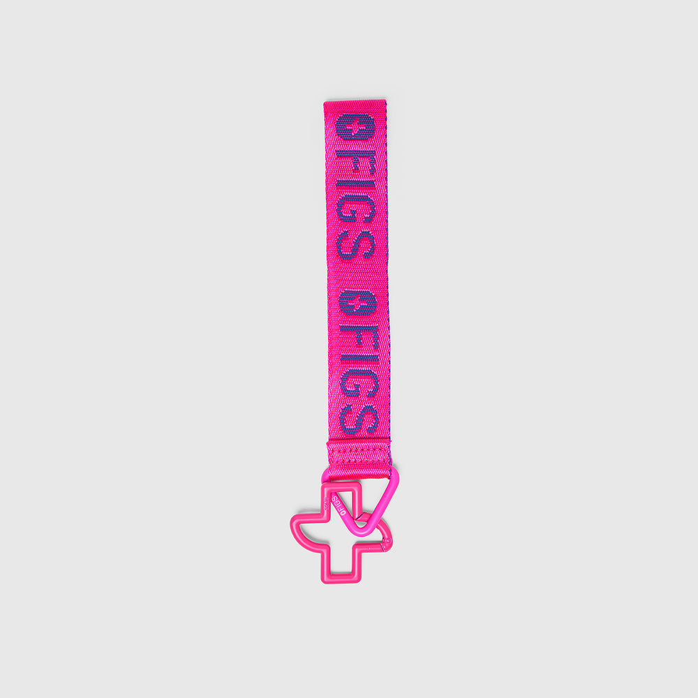 unisex Rapid Response Pink Wristlet Keychain