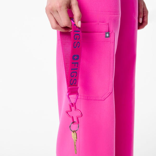unisex Rapid Response Pink Wristlet Keychain