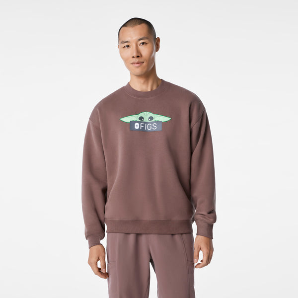 men's Smokey Taupe STAR WARS™ | FIGS Graphic - Crewneck Sweatshirt