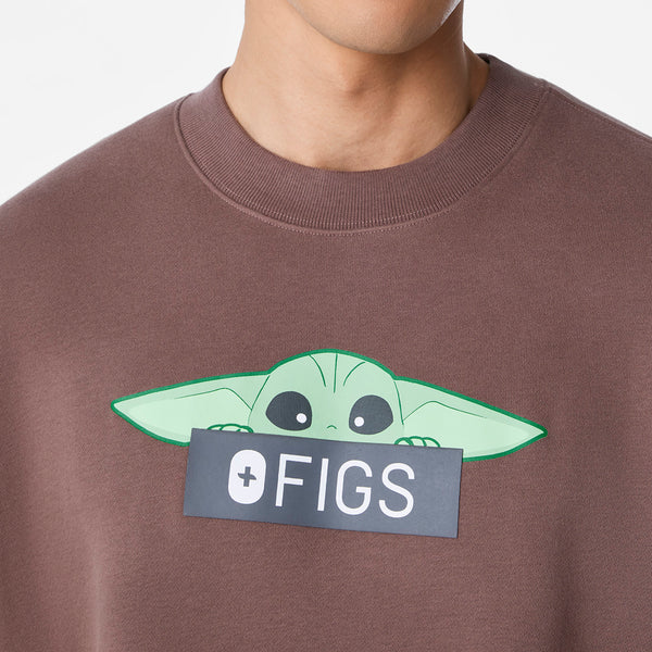 men's Smokey Taupe STAR WARS™ | FIGS Graphic - Crewneck Sweatshirt