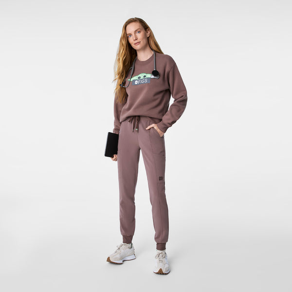 women's Smokey Taupe STAR WARS™ | FIGS Graphic - Crewneck Sweatshirt