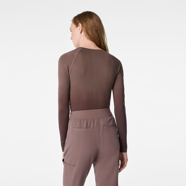 women's Ombre Smokey Taupe STAR WARS™ | FIGS Salta Seamless - Longsleeve Underscrub