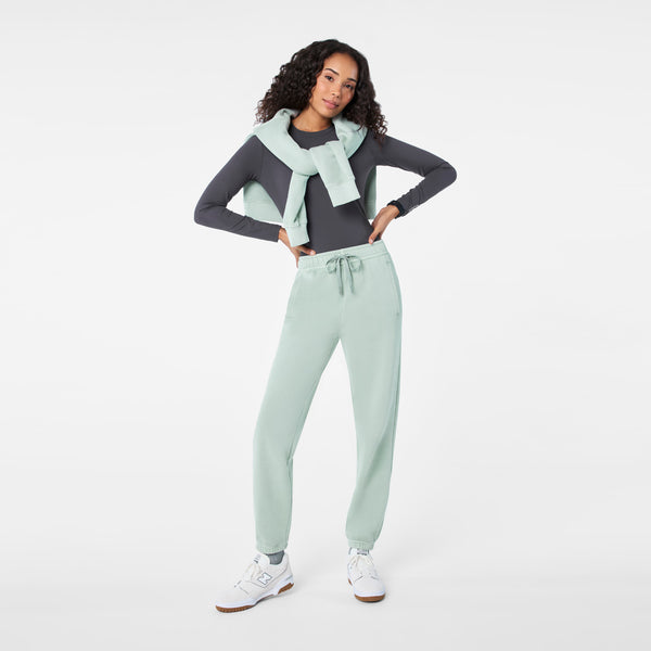 women's Soft Sage Hayden Vintage Wash Relaxed - Jogger Sweatpant