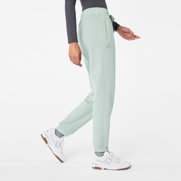 women's Soft Sage Hayden Vintage Wash Relaxed - Jogger Sweatpant