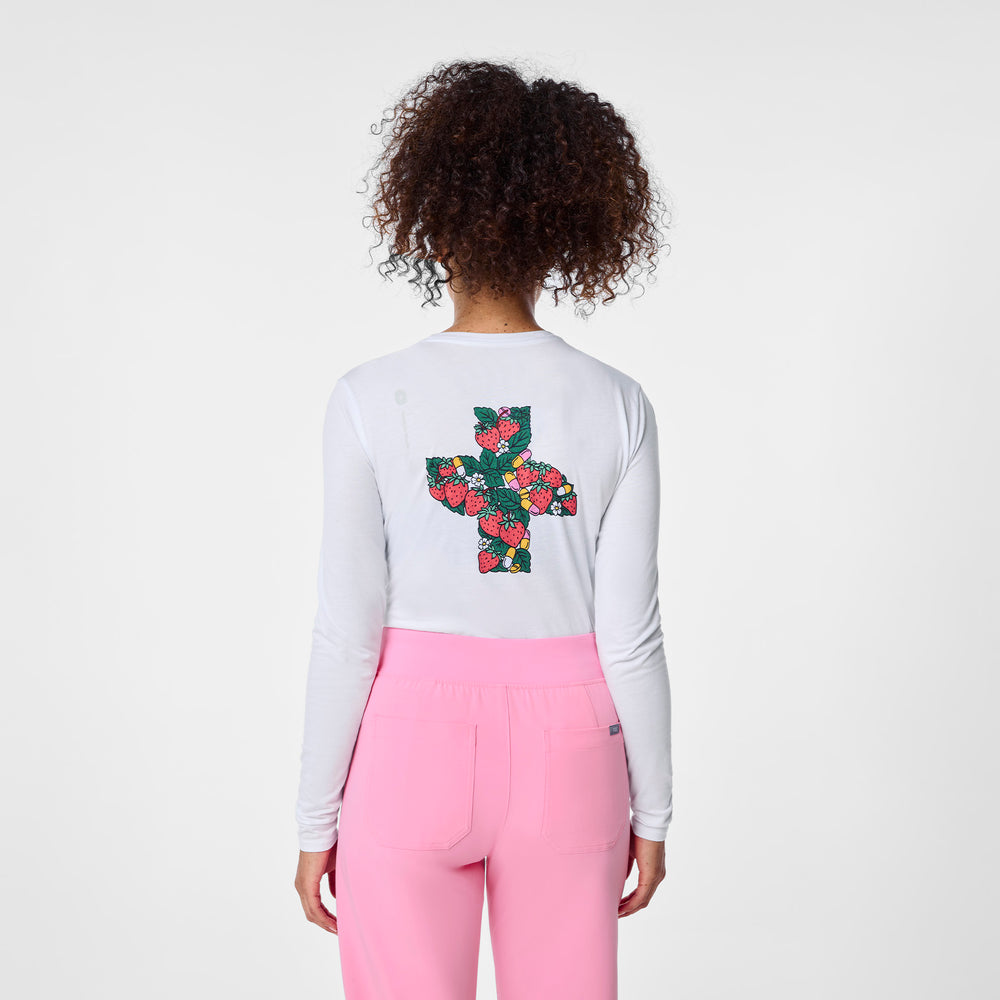 women's Optic White Spring - Longsleeve Underscrub