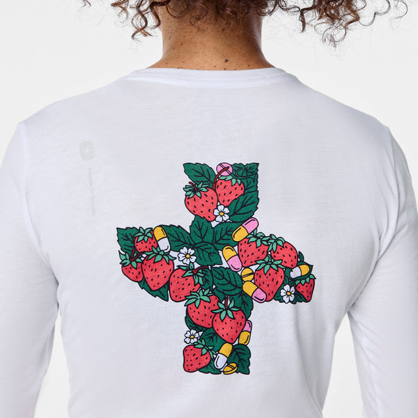Women's Optic White Spring - Long-Sleeve Underscrub