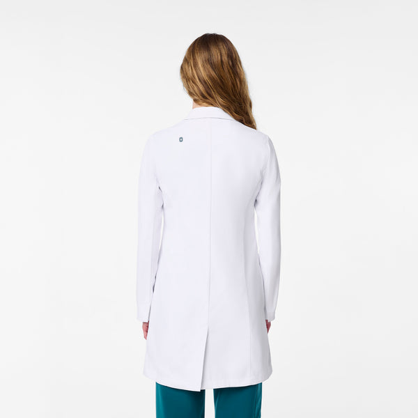 women's White Bellevue - Long Slim Lab Coat