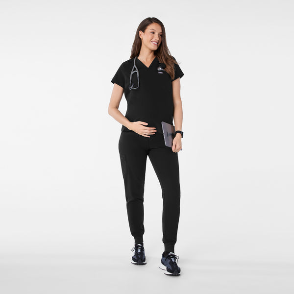 women's Black Zamora - Maternity Jogger Scrub Pant™