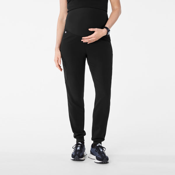 women's Black Zamora - Maternity Jogger Scrub Pant™