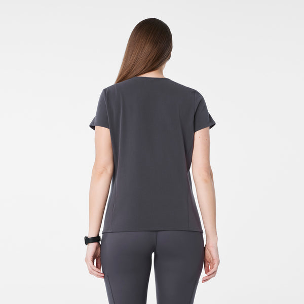 Women's Charcoal Catarina Maternity -  Scrub Top™