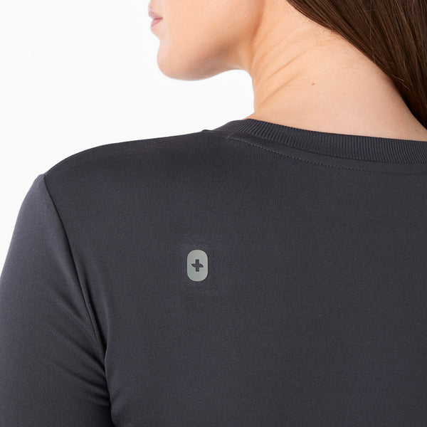 women's Charcoal Maternity - Longsleeve Underscrub