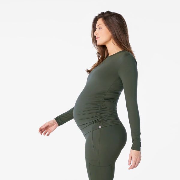 Women's Moss Cary Maternity - Long-Sleeve Underscrub