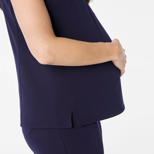 women's Navy Catarina Maternity V-Neck -  Scrub Top™