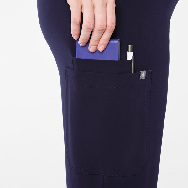 women's Navy Kade - Petite Maternity Straight Leg Scrub Pant™
