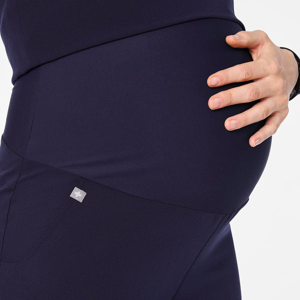 women's Navy Zamora - Petite Maternity Jogger Scrub Pant™