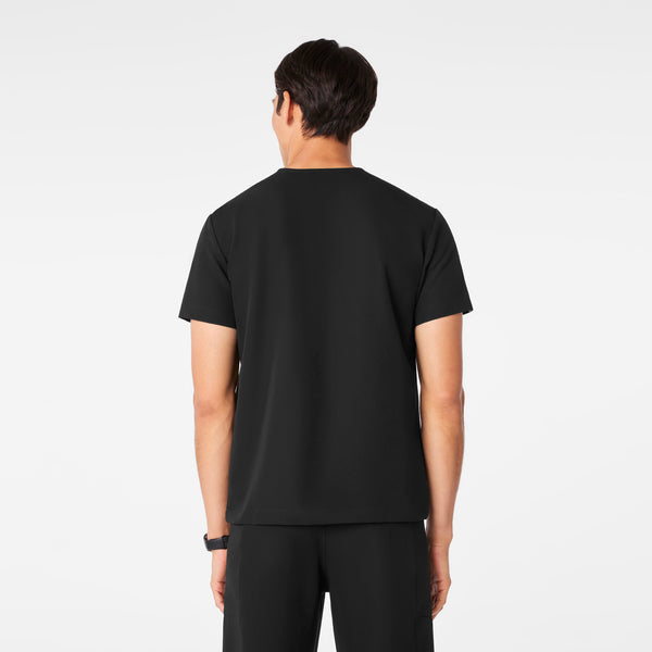 men's Black Abbott V-Neck - Scrub Top