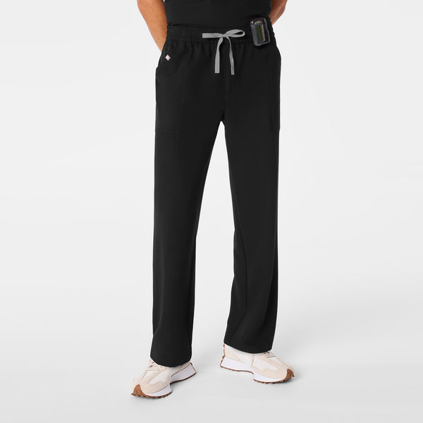 men's Black Vernon - Relaxed Straight Leg Scrub Pant