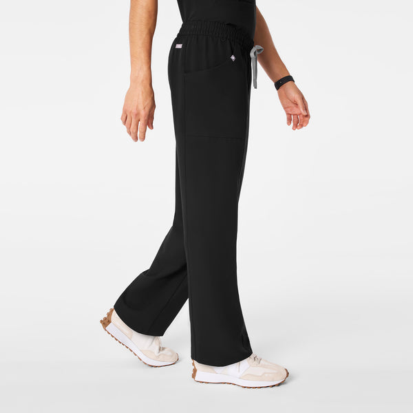 men's Black Vernon - Relaxed Straight Leg Scrub Pant