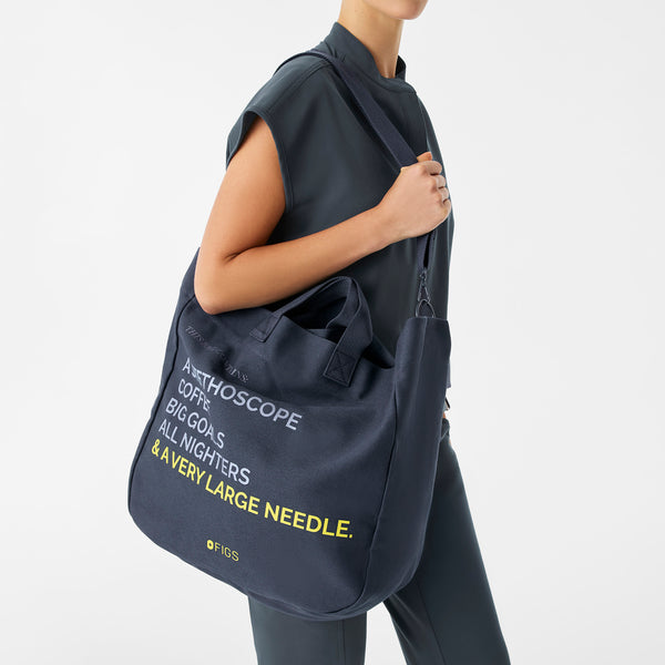 Dark Harbor A Very Large Needle - Detachable Strap Tote