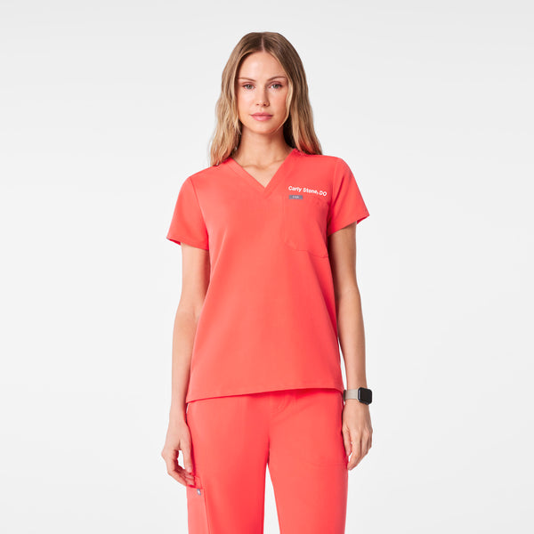 women's Fireside Catarina Petite - One-Pocket Scrub Top™
