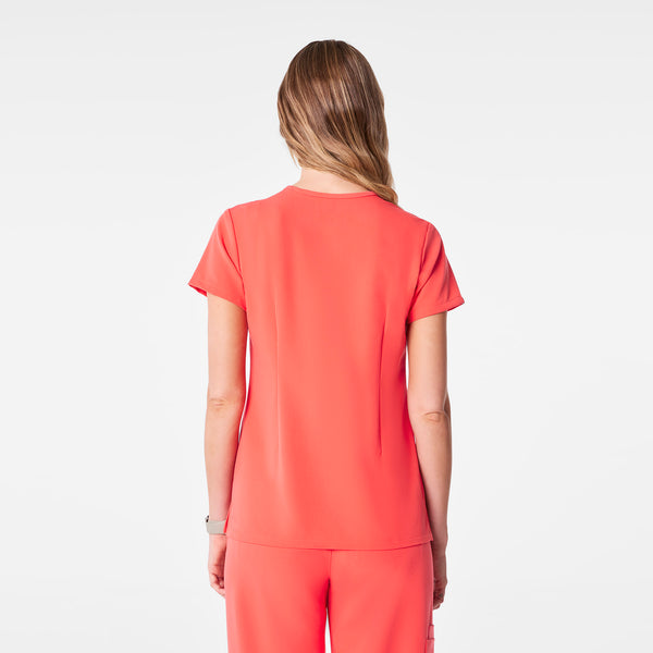women's Fireside Catarina Petite - One-Pocket Scrub Top™