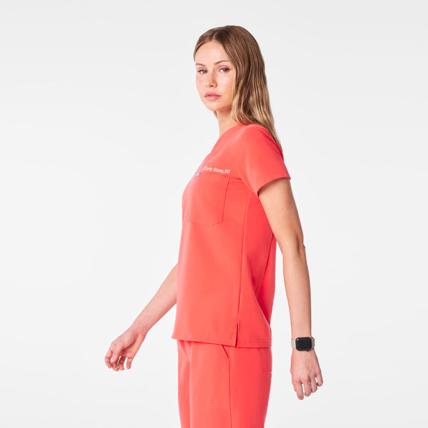women's Fireside Catarina Petite - One-Pocket Scrub Top™